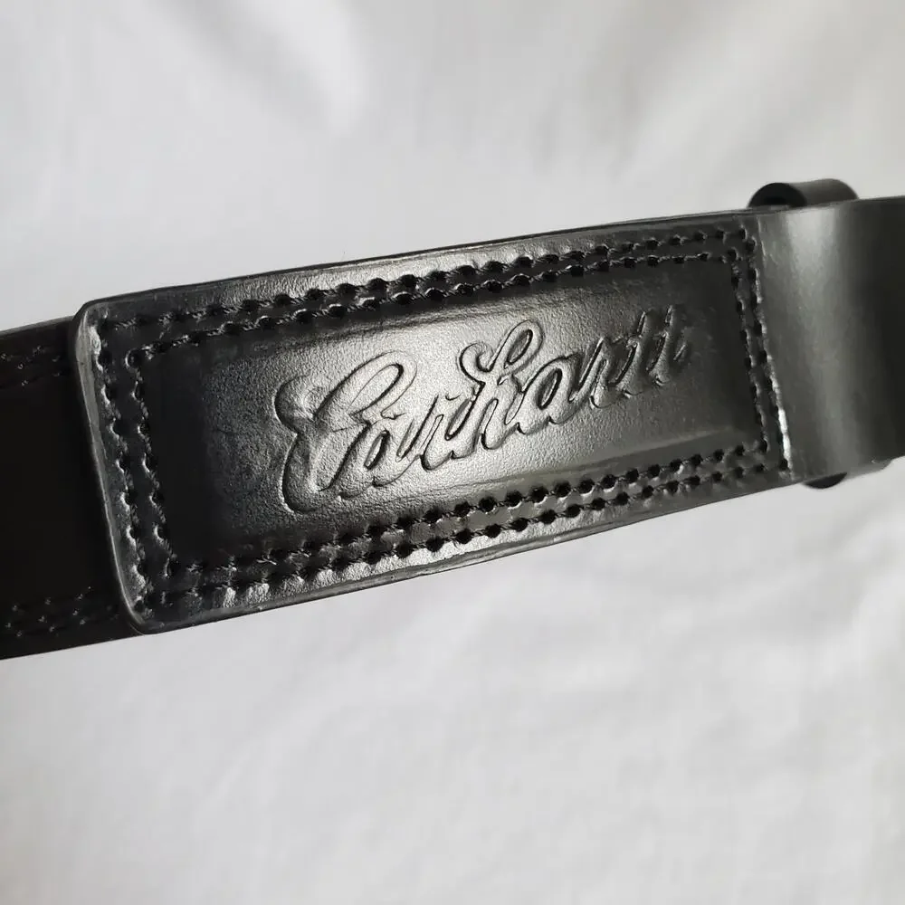 Carhartt Men's Scratchless Black Leather Belt 36W Workwear Classic Dressy NEW